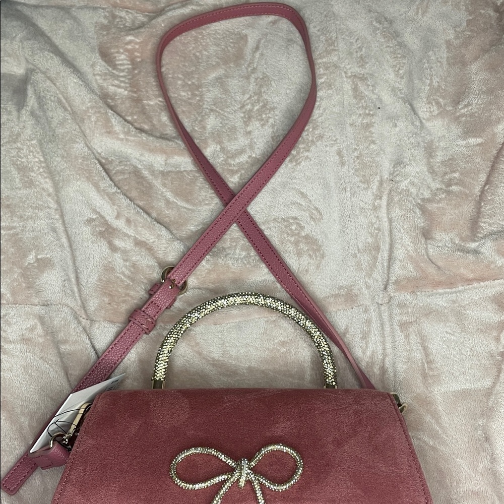 LC Lauren Conrad Pink Purse with Gold Details - Picture 7 of 8